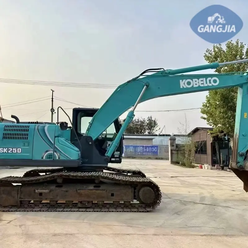 Original KOBELCO SK250 Large Mining Excavator Hydraulic System Good Performance