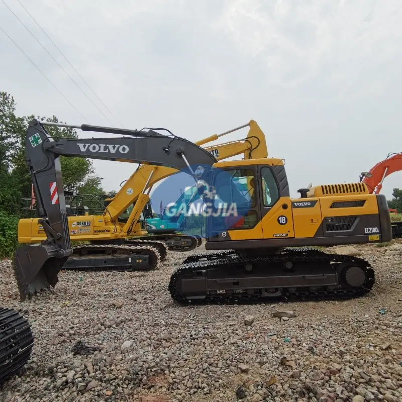 Original Used VOLVO EC210D Medium Crawler Machine Engineering Machinery Supplier