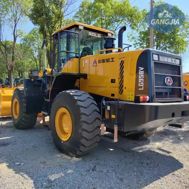 Powerful Durable Used LinGong LG958V Wheel Loader Construction Machinery Solution