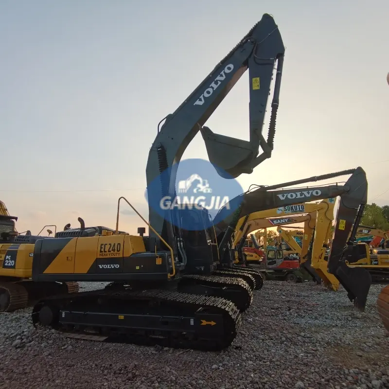Powerful VOLVO EC240 Heavy Excavator Second-hand Construction Equipment for Sale