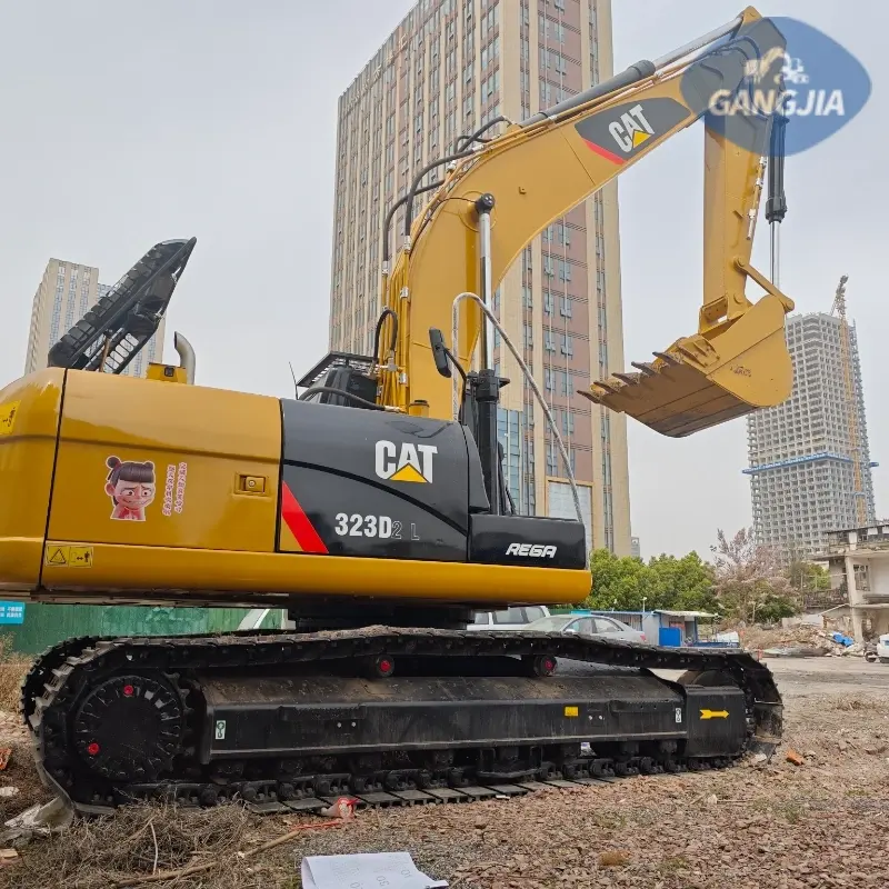 Second Hand Original CAT323D2L Medium Crawler Machine Engineering Machinery