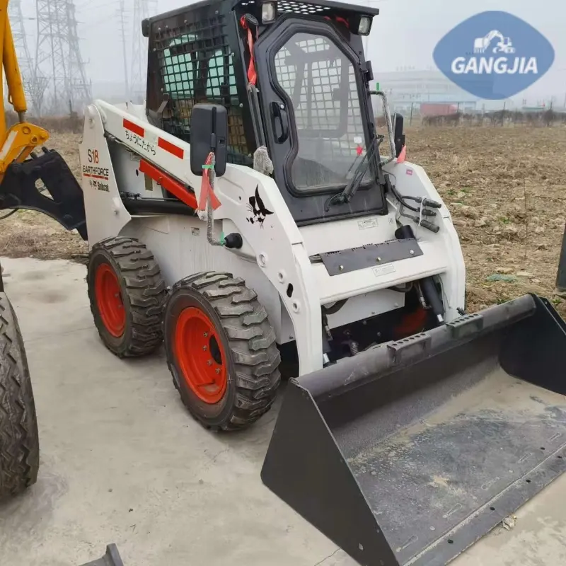 Second-hand Bobcat S18 Skid Steer Loader Compact Construction Machine