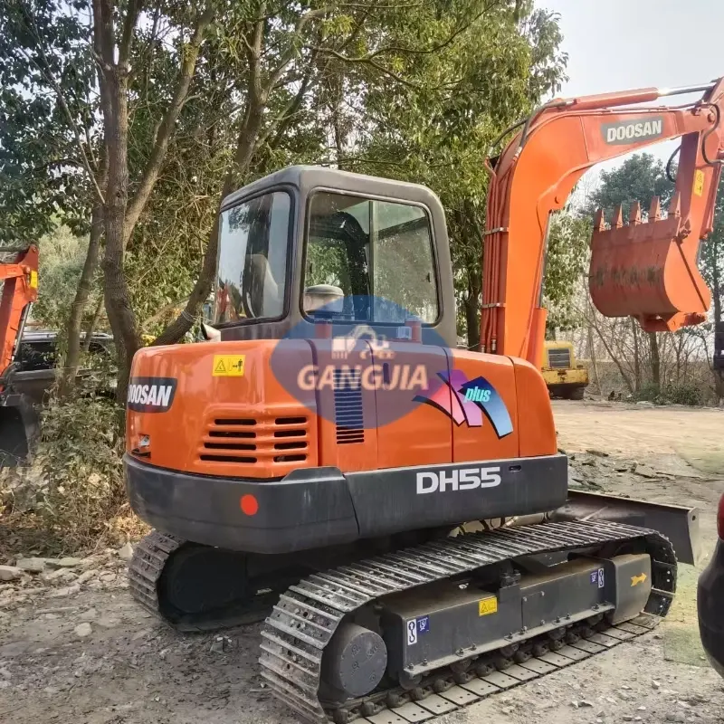 Second-hand DOOSAN DH55 Mini Excavator Compact Digger Hot Sale