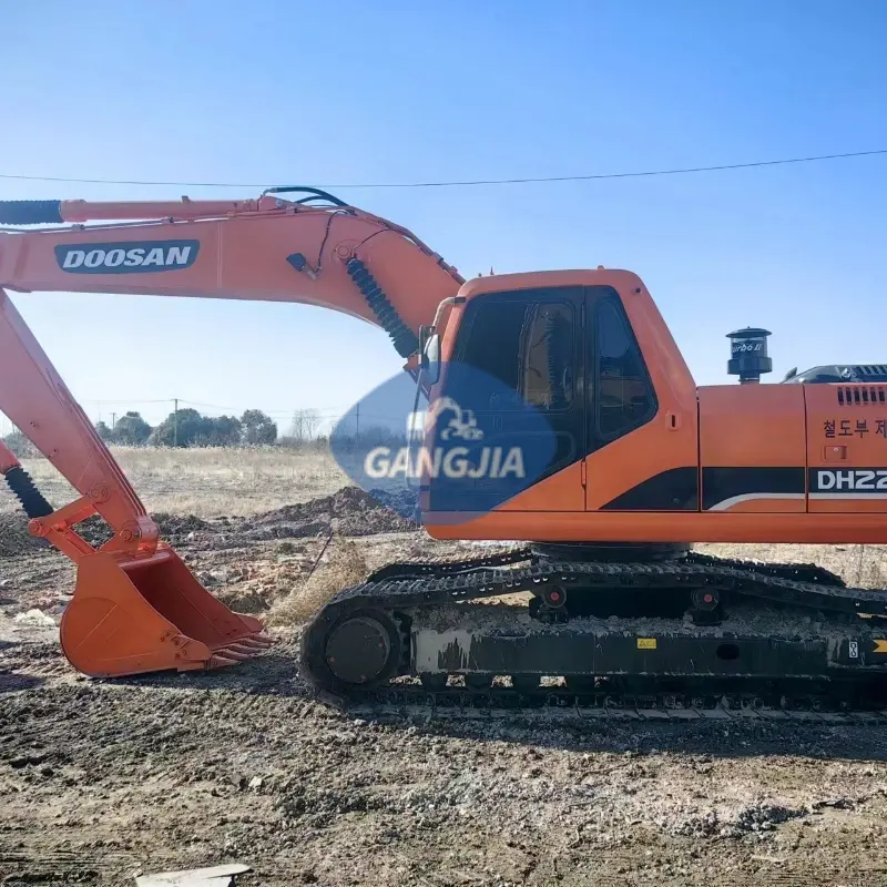 Used DOOSAN DH220-7 Crawler Excavator Good Performance Global Supply