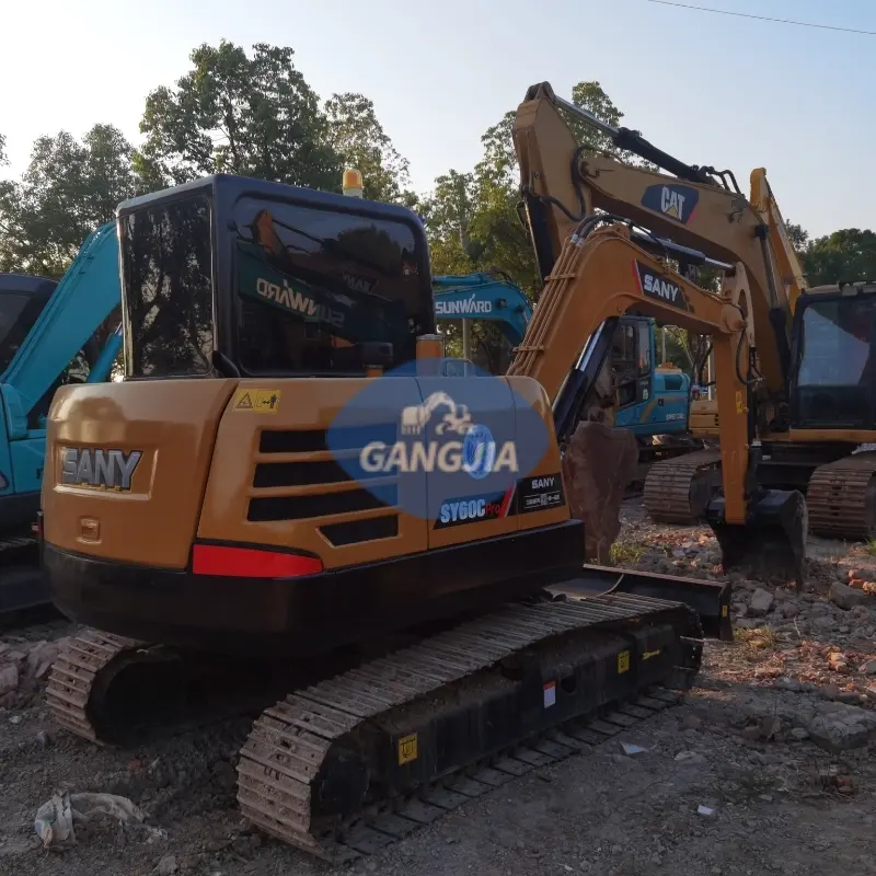 Well-Maintained Best Price Second-hand SANY 60C Mini Digger Machine Global Supply