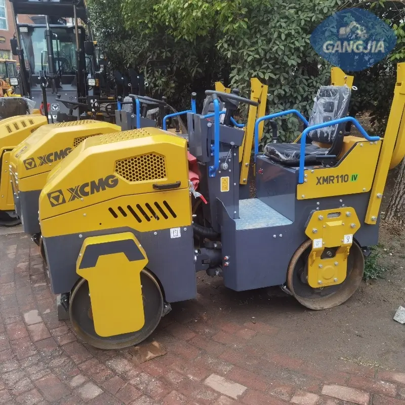 XCMG XMR110 Vibratory Roller Second-hand Compact Construction Machine Low Price for Sale