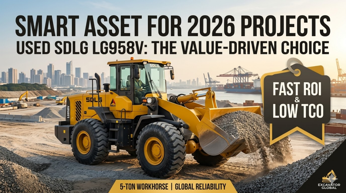 ¿Por qué el SDLG LG958V usado es el activo más inteligente para sus proyectos de 2026?