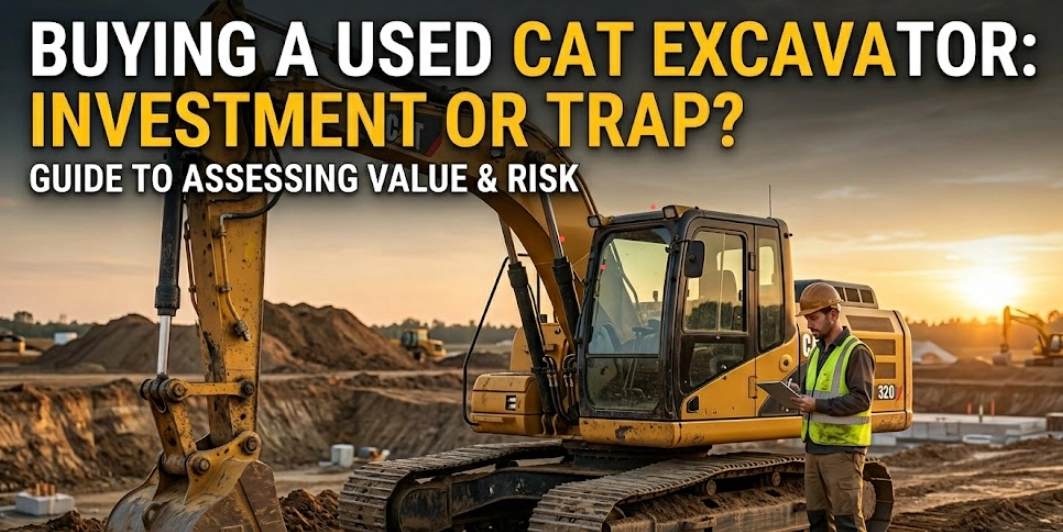 Achat d'une pelle Caterpillar d'occasion : investissement judicieux ou piège coûteux ?