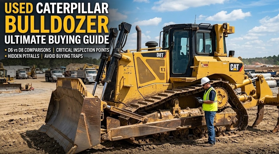 Guide ultime du bulldozer Caterpillar d'occasion