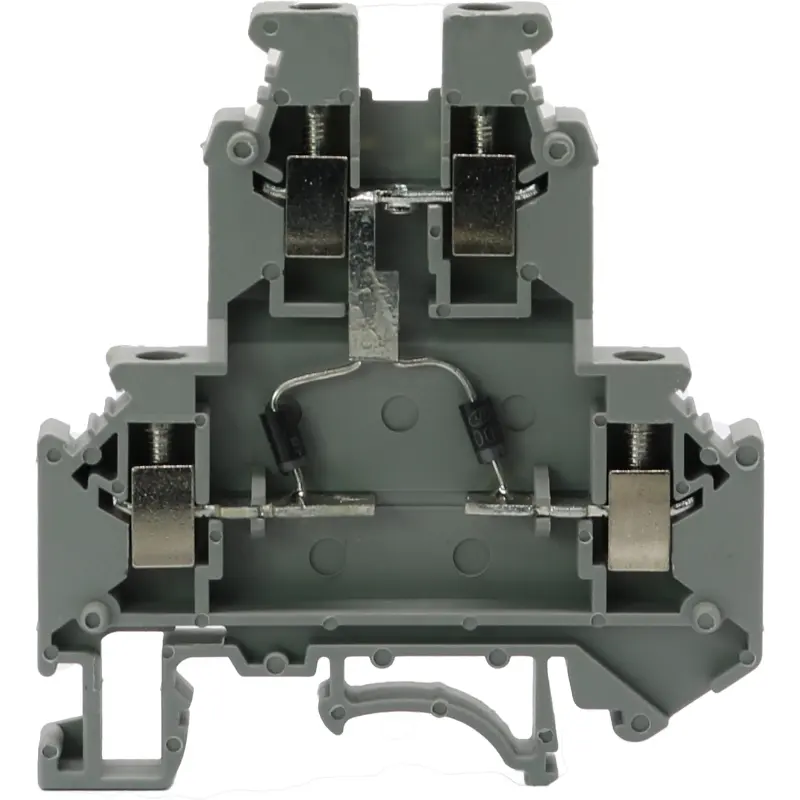 JWD1-4/2 DT/S-XZ/S-XY Screw Type Double Layer Unidirectional Conducting Din-Rail TB