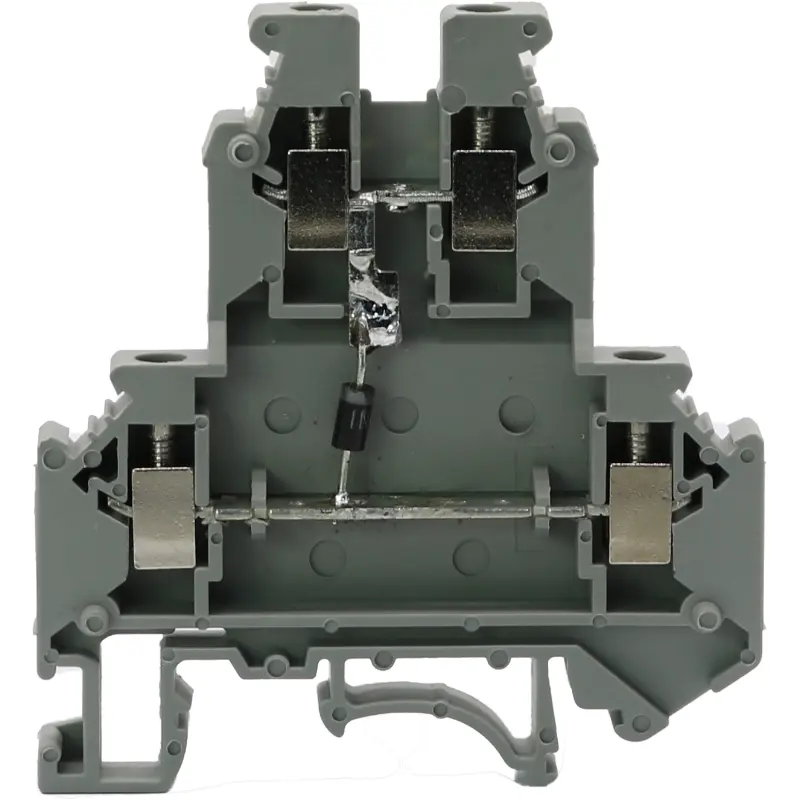 JWD1-4-2 DT-X-S Screw Type Double Layer Unidirectional Conducting Din-Rail TB