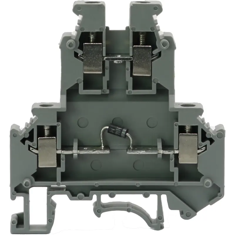 JWD1-4-2 DT-XZ-XY Screw Type Double Layer Unidirectional Conducting Din-Rail TB