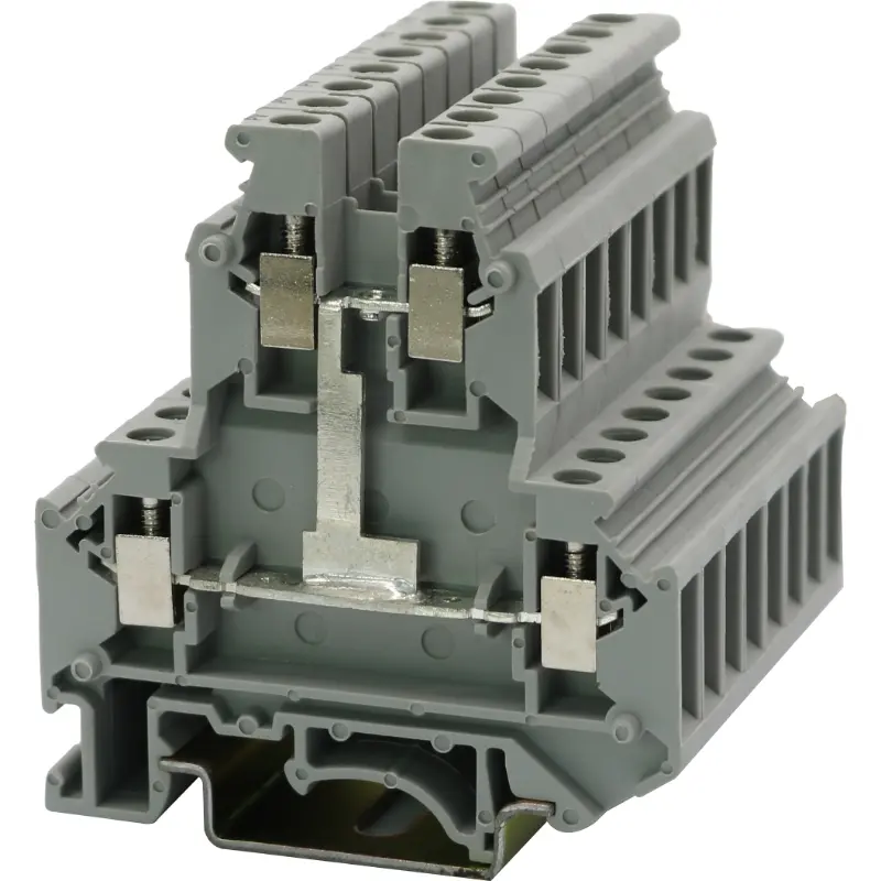 JWD1-4-2 SJScrew Type двухслойная Din-Rail TB