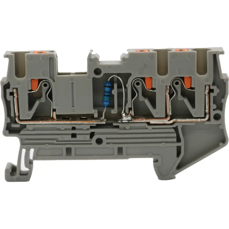 JWD2-2.5NZ/1-2/R Push-in Element Din-Rail