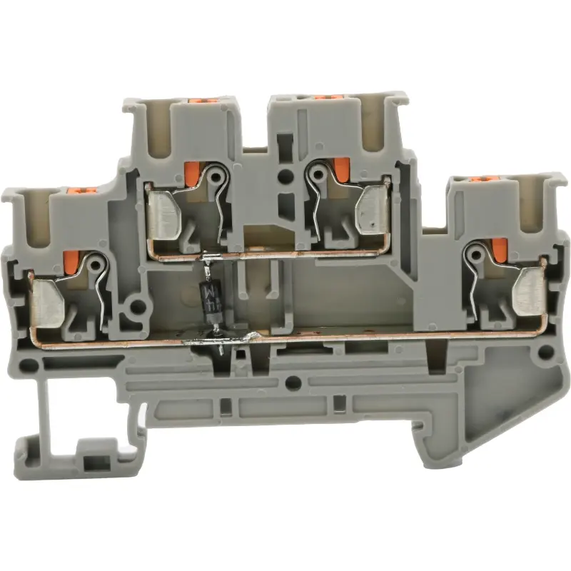 JWD2-2.5NZ-2-DT Push-in Element Din-Rail