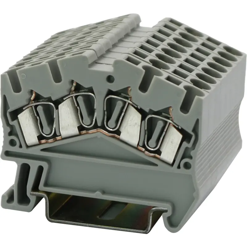 JWD2-2.5a2-2XM Spring-Cage Inclined Din-Rail TB