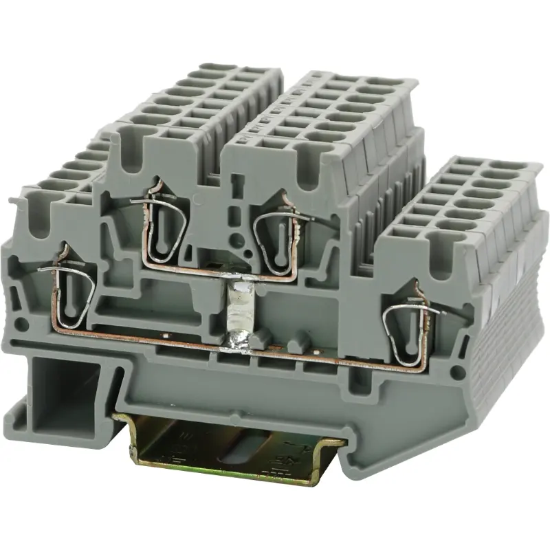 JWD2-4a/2 Spring-Cage Doble capa Din-Rail TB