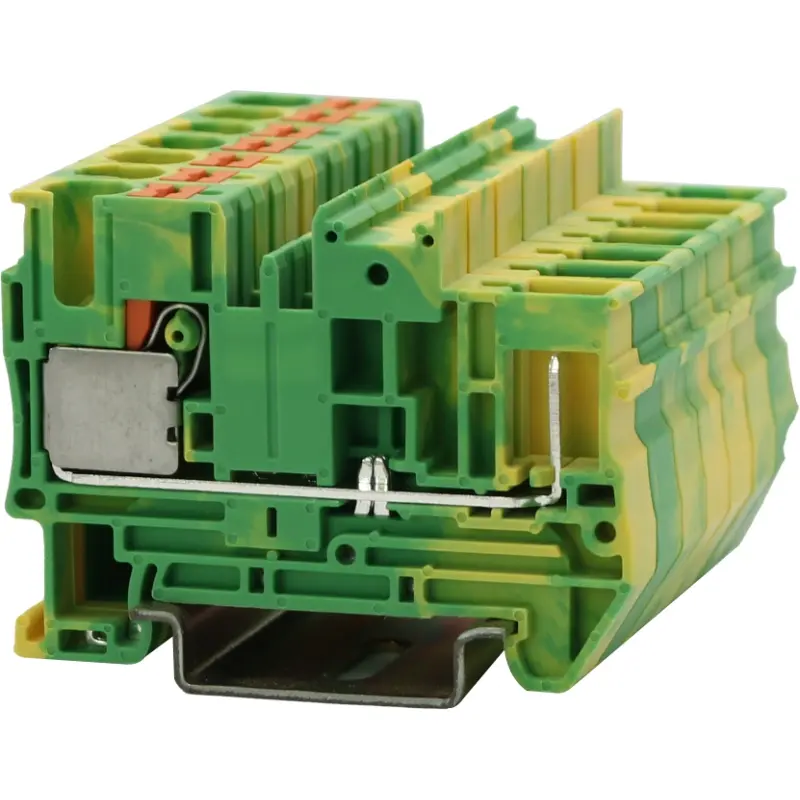 JWD2-6NZ/1P-PE Push-in Pluggable Din-Rail TB