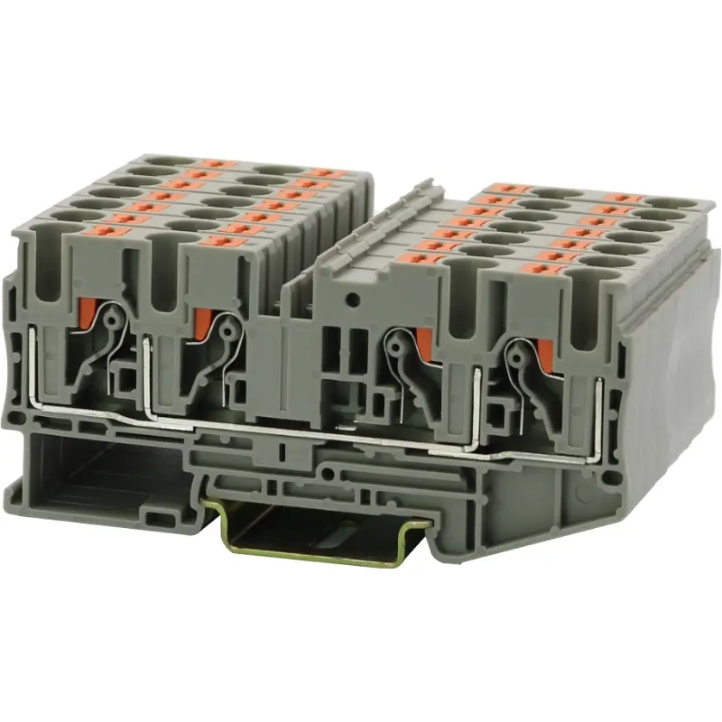 JWD2-6NZ/2-2 Push-in Din-Rail TB