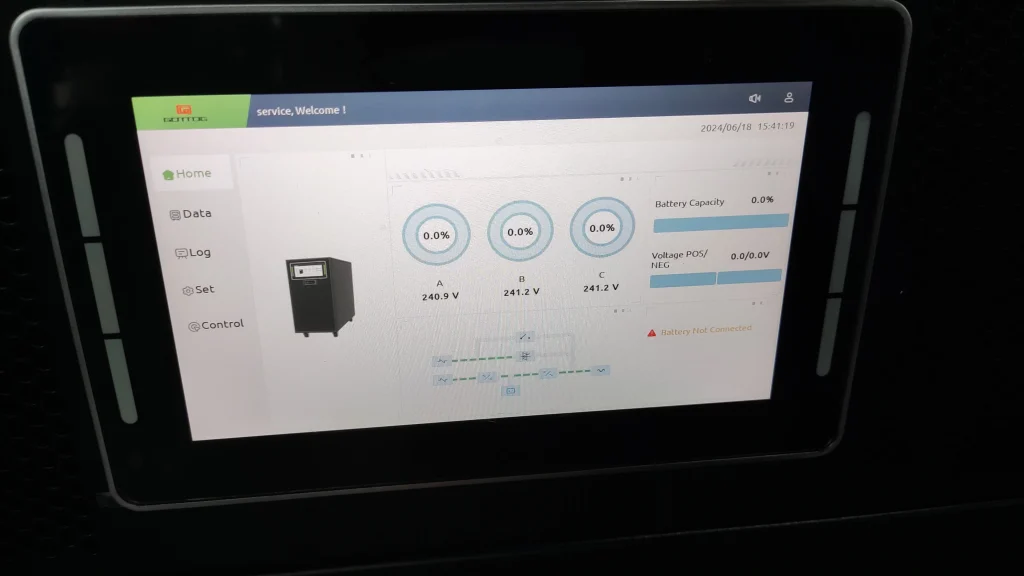 Alimentation UPS en ligne de la tour GT33 10/15/20/30/40/60kVA