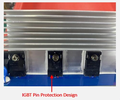 Onduleur modulaire série GT-20BM 20 à 60 kVA Bandes de batterie modulaires internes 2 Conception de protection des broches IGBT