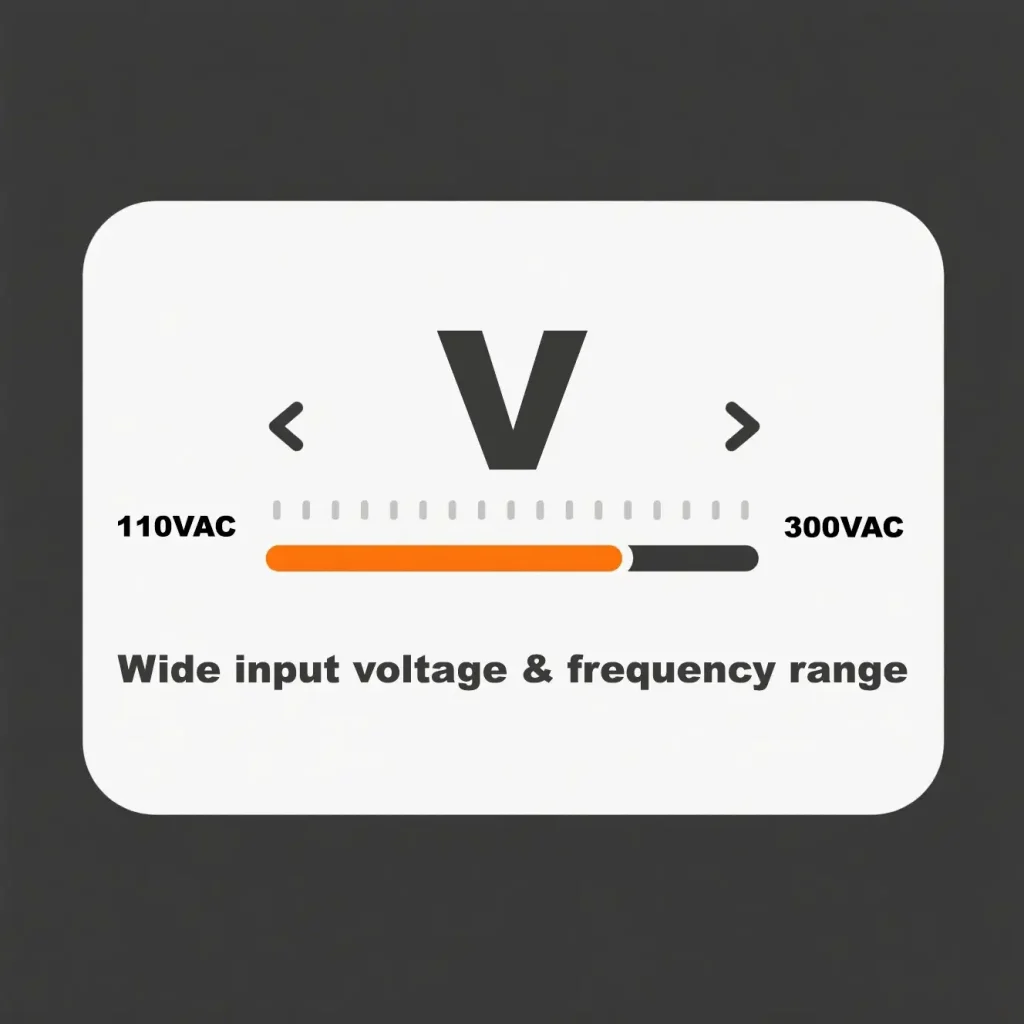 GT11Li Series 1~3kVA Online Tower UPS 4 Input voltage diagram