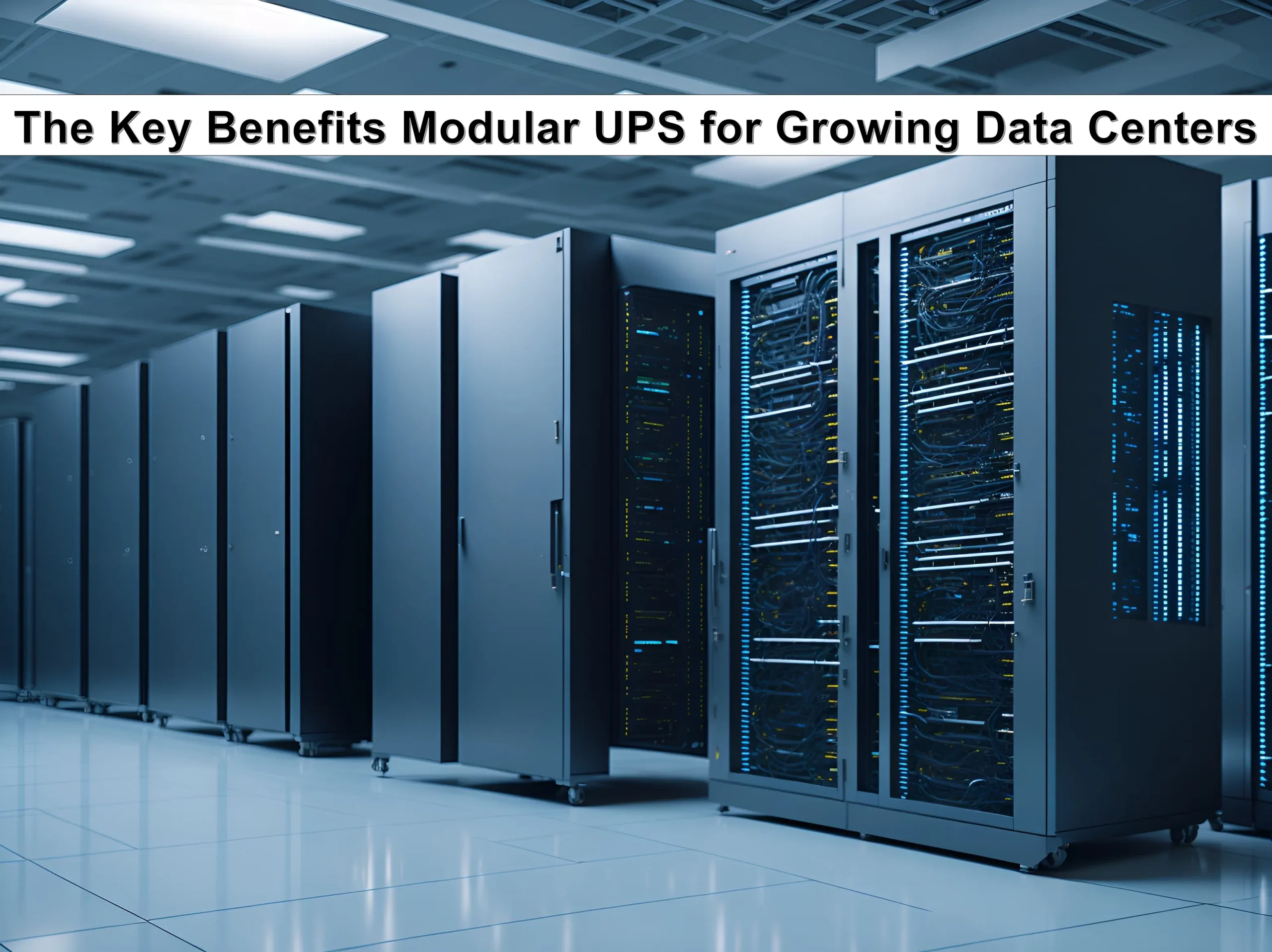 Benefícios do UPS modular para data centers em crescimento