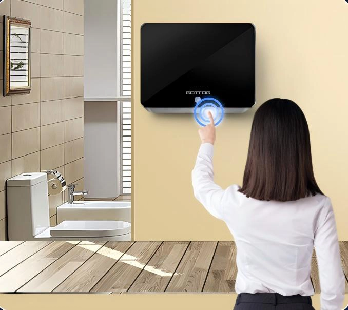Wall-mounted air purification and deodorization
