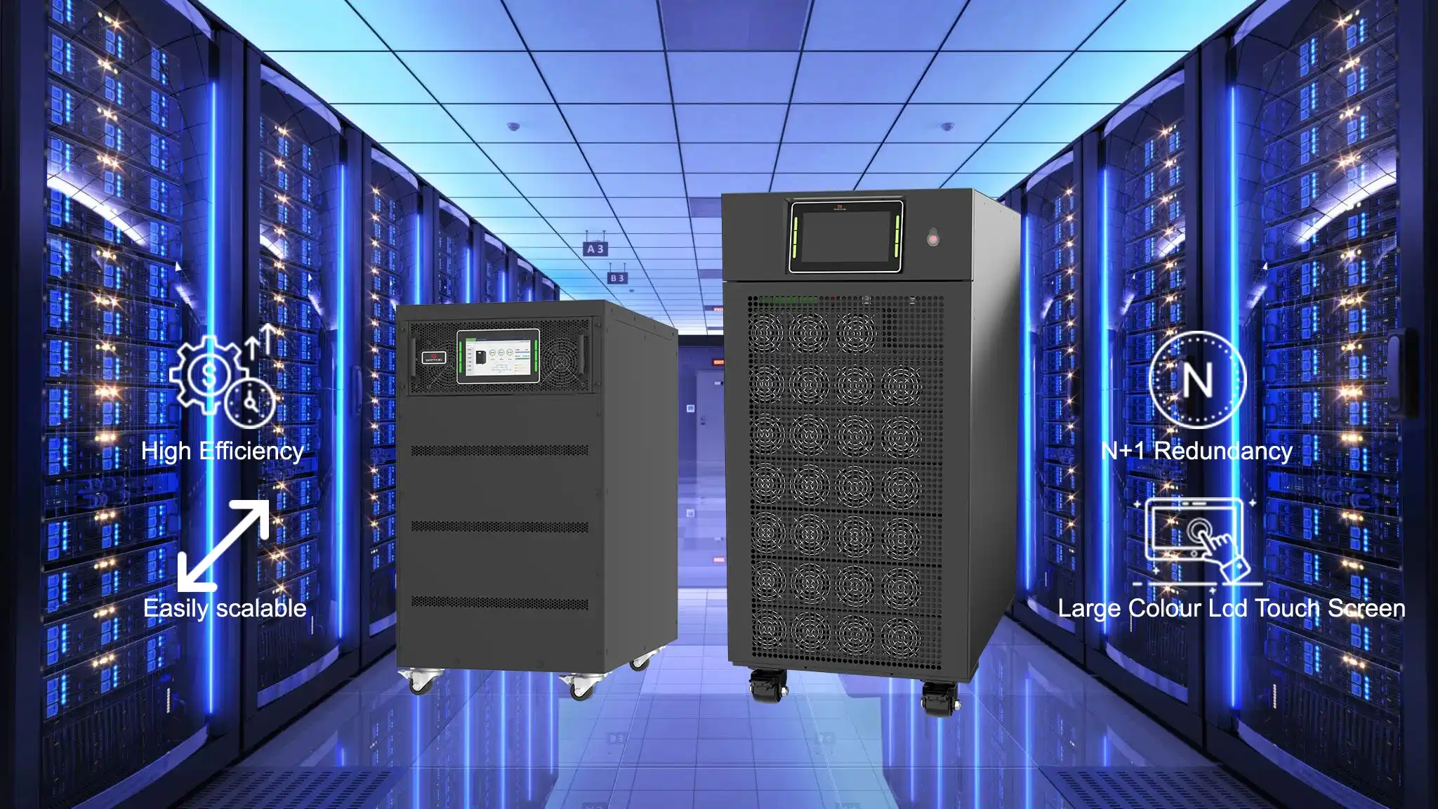 gottogpower modular ups with Hot-Swappable Design