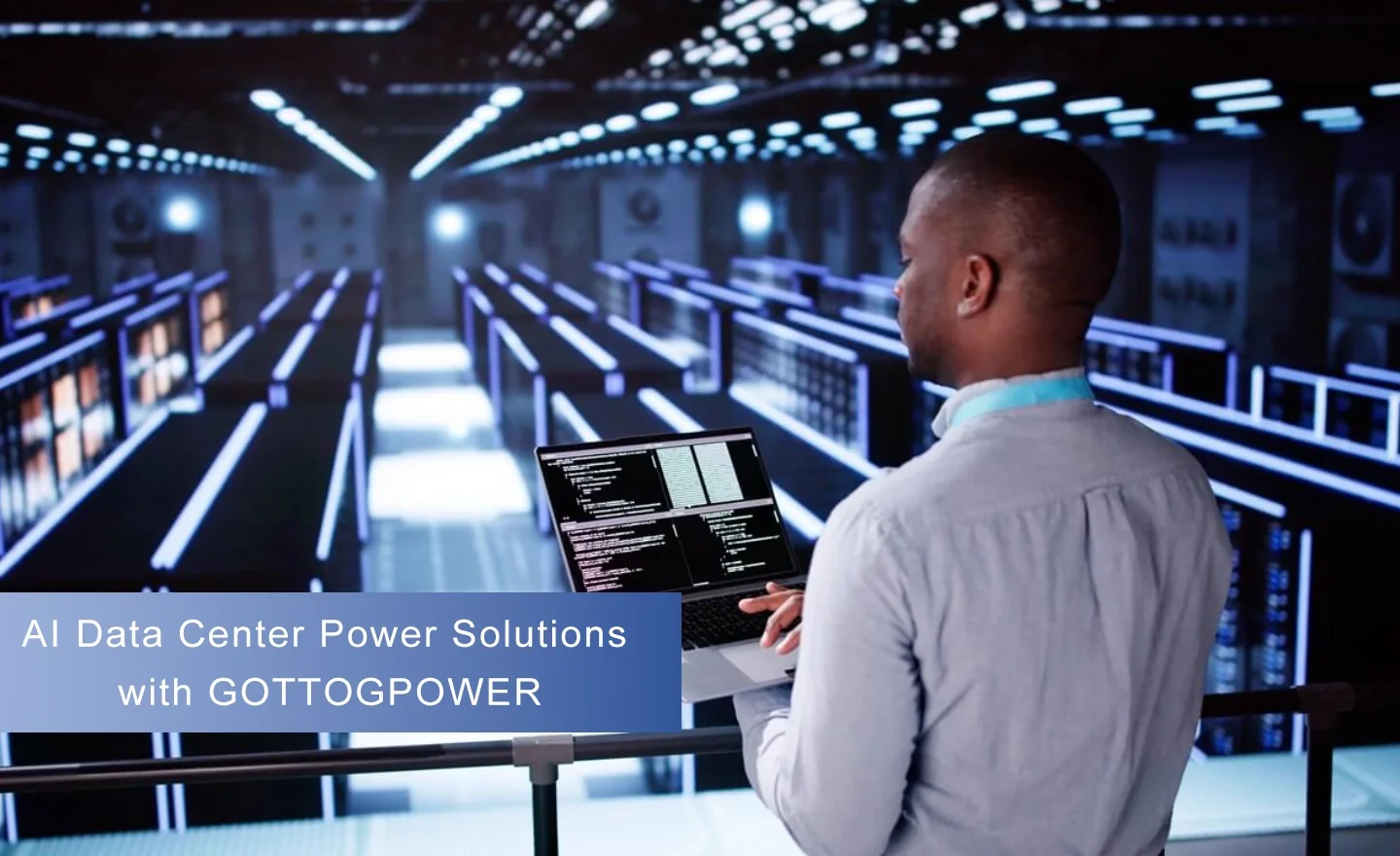 Soluciones de energía para centros de datos con IA y GOTTOGPOWER