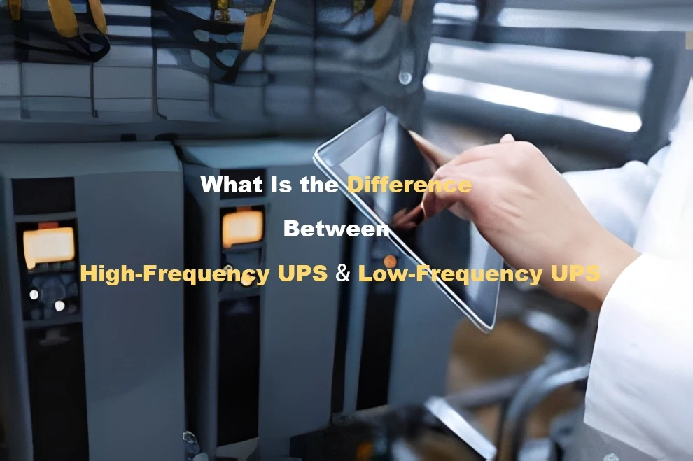 Qual a diferença entre UPS de alta frequência e UPS de baixa frequência?
