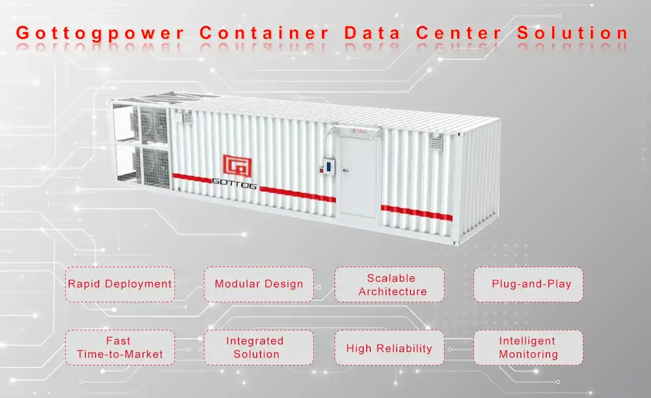 Решение Gottogpower для контейнерных центров обработки данных