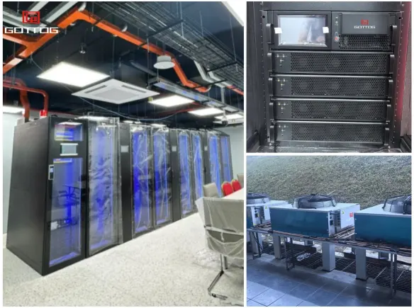 Caja micromodular de una sola fila para centro de datos GOTTOGPOWER para oficinas en Malasia