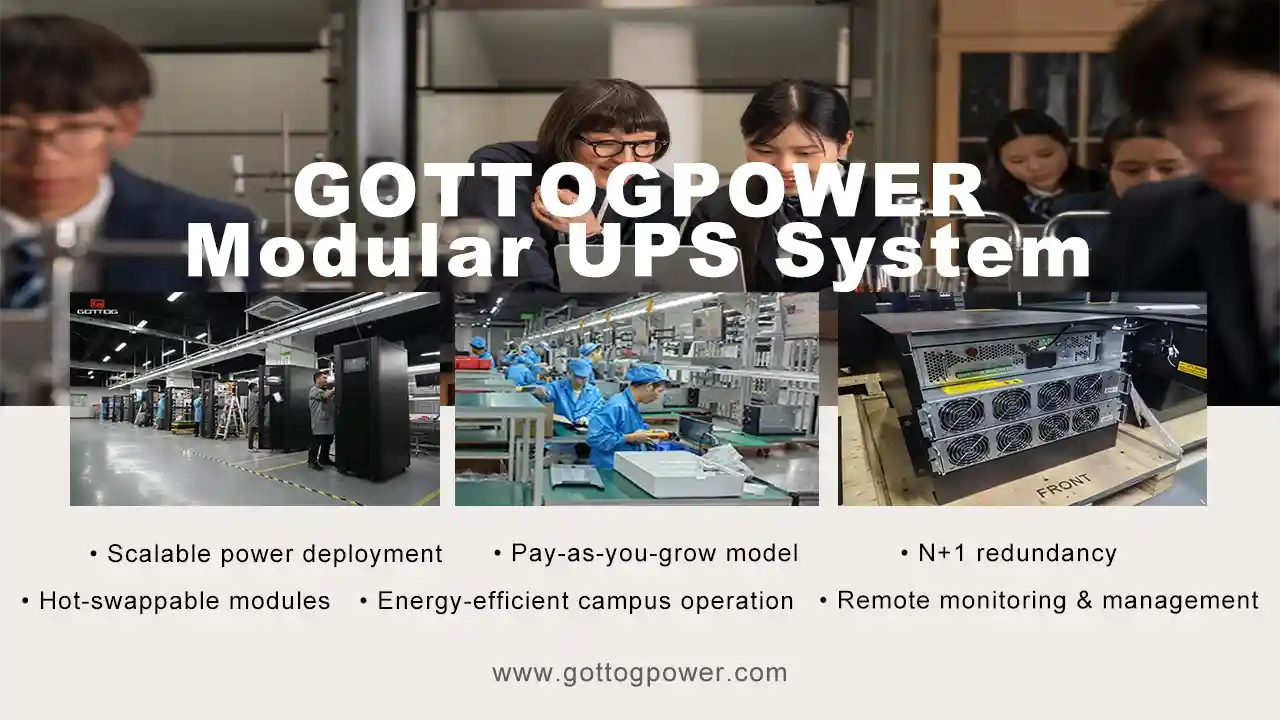 GOTTOGPOWER modualr ups system for education