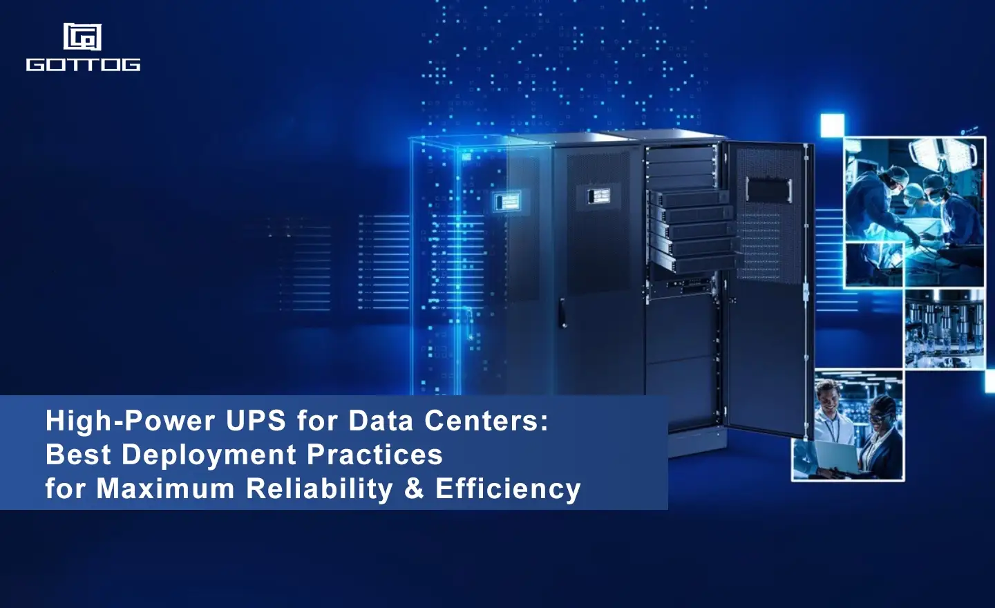 gottogpower sistemas de alimentación ininterrumpida modulares para centros de datos