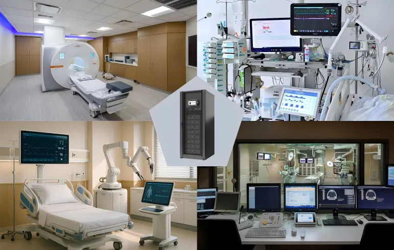 Aplicación de UPS en el hospital