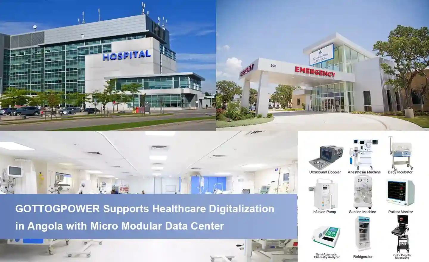 GOTTOGPOWER Supports Healthcare Digitalization in Angola with GT-DC5000 Micro Modular Data Center
