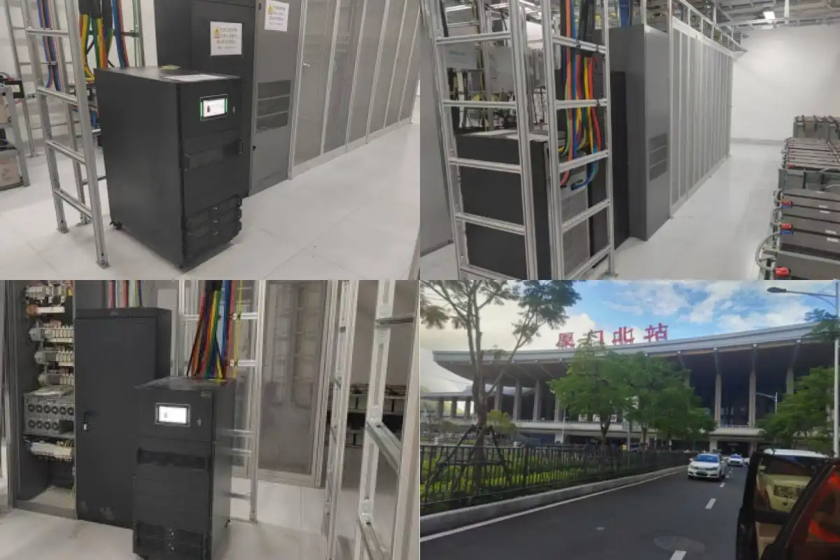 Soluções modulares de UPS GTM150_30 e GTM180_30 para o projeto da estação de metrô de Xiamen
