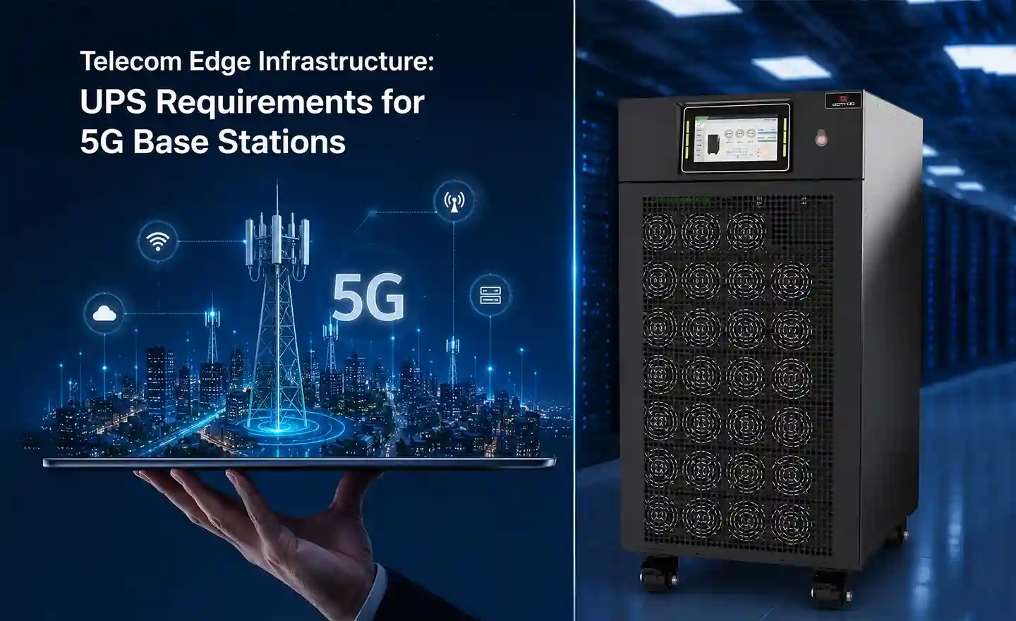 Telecom Edge Infrastructure_ UPS Requirements for 5G Base Stations