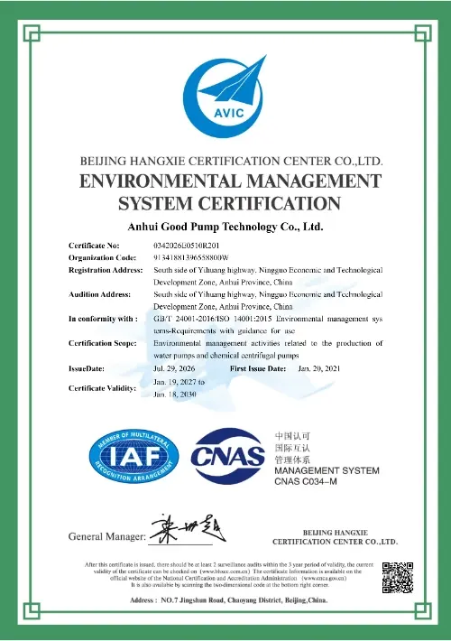 ISO 14001 Environmental Management System