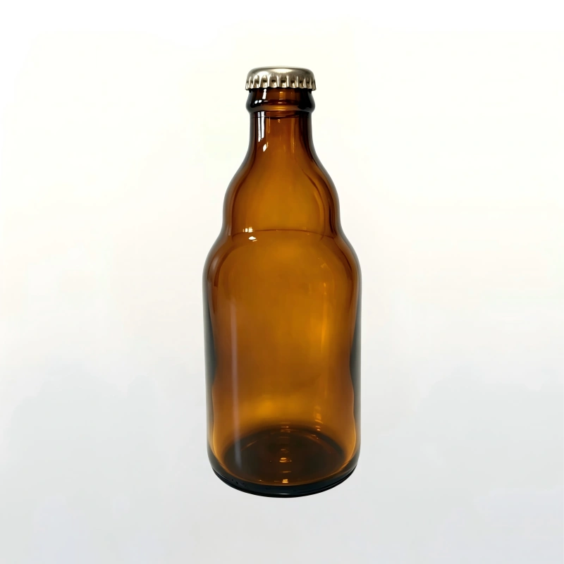 330ml amber glass beer bottle