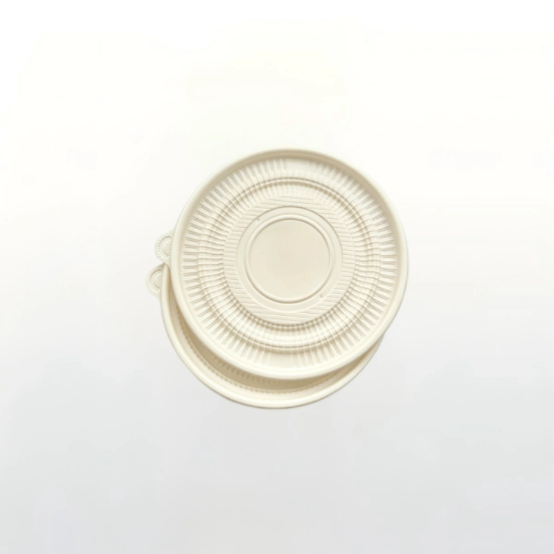 500ml Compostable Hinged Round PLA Bowl