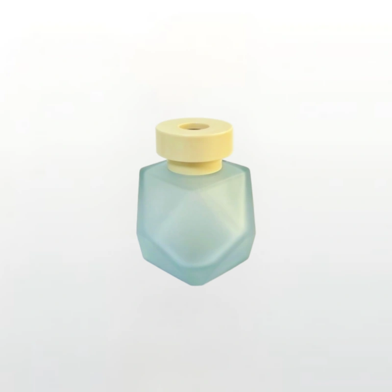 110ml Light Blue Frosted Diamond Glass Perfume Bottle