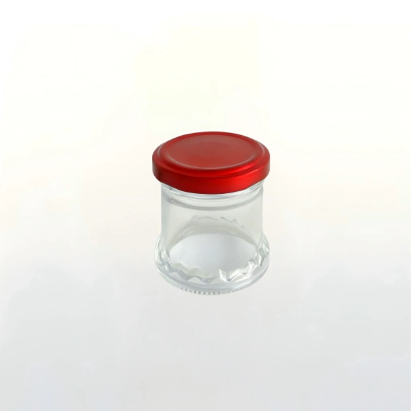 70ml Clear Decorative Base Glass Jar