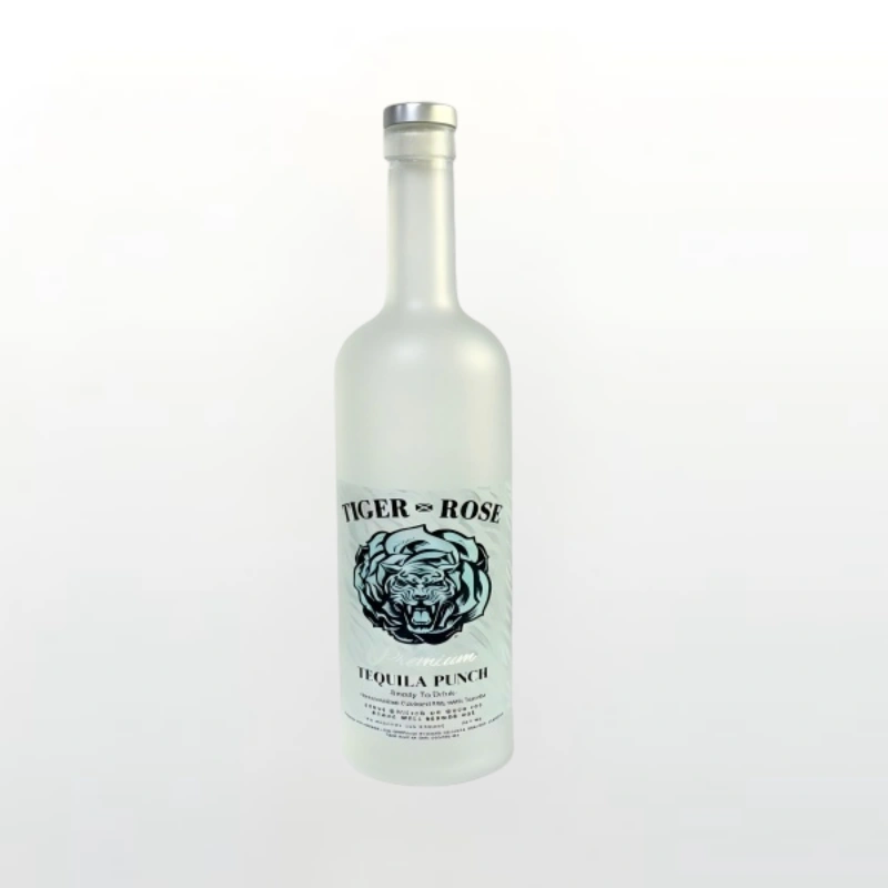 740ml Tall Frosted RTD Cocktail Glass Bottle