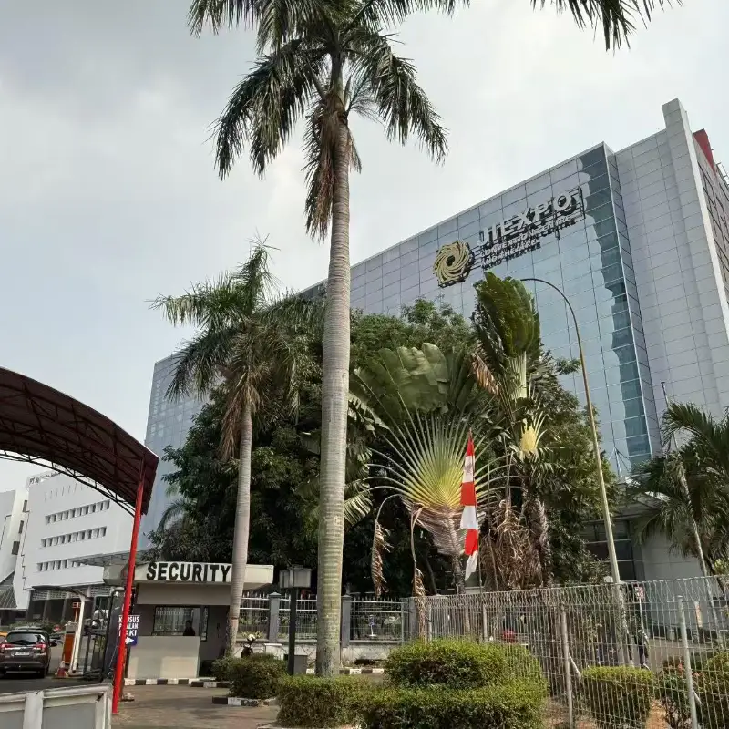 Jakarta International Expo JIEX building exterior Jakarta Indonesia