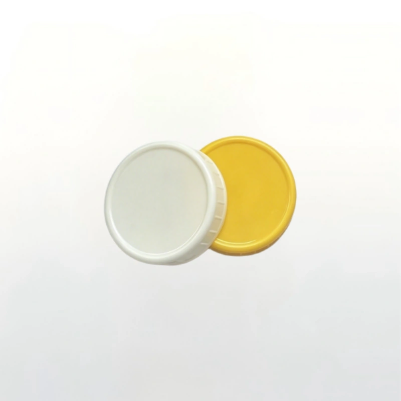 Wide Mouth Ribbed Plastic Jar Screw Cap