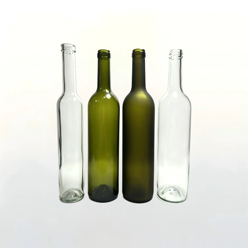 380 ml extra hohe, schlanke, klare Glas-Eisweinflasche