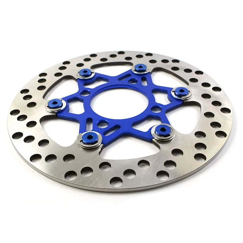 New Floating Aluminum Alloy Stainless CVO-212 220mm Motorcycle Disc Brake Rotor 4 Holes 6