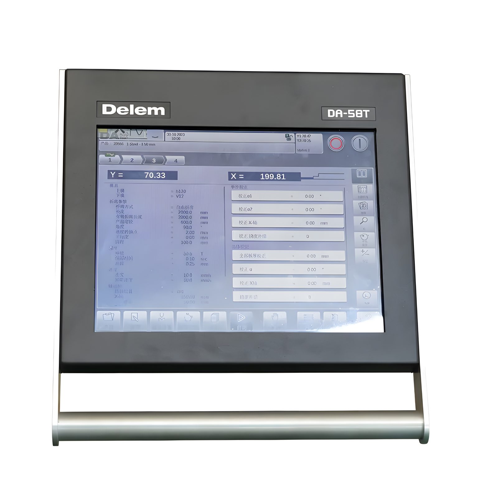 CNC Hydraulic Press Brake Bending Machine With DELEM DA66T - hating